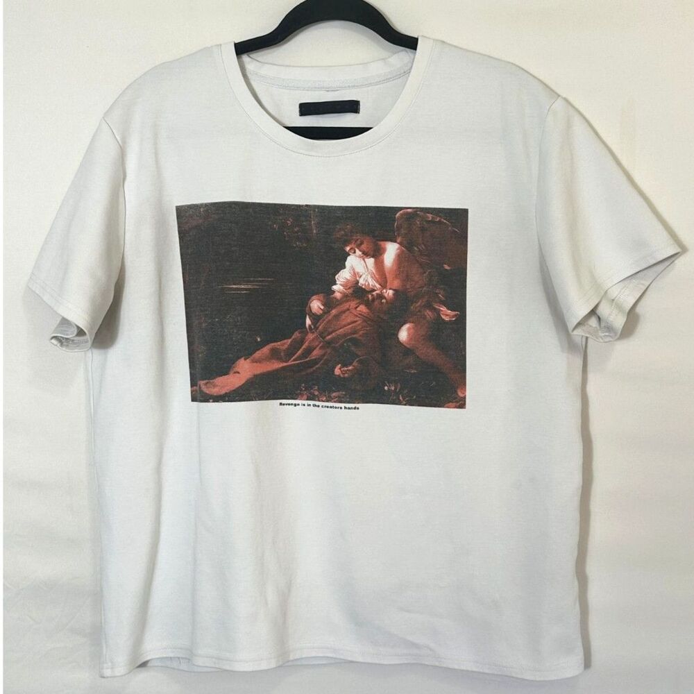 Revenge "Revenge Is In the Creators Hands" Assisi Painting Graphic Tee Size M